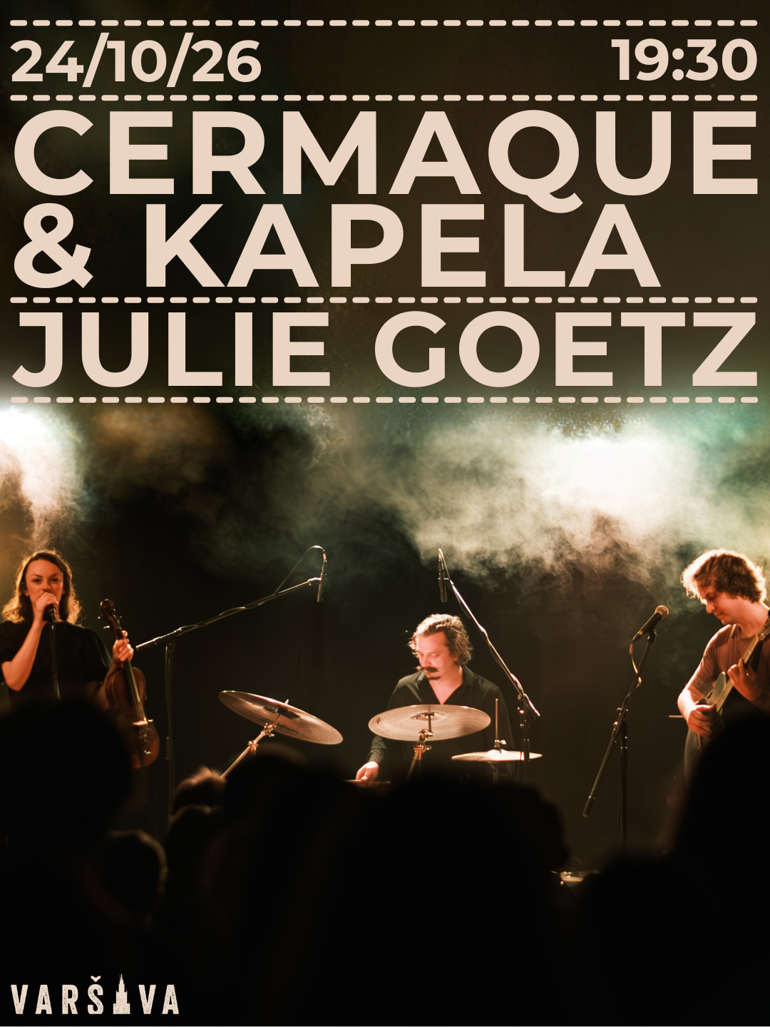 Cermaque & kapela + Julie Goetz, 24. 10. 2026 19:30, Klub Varšava